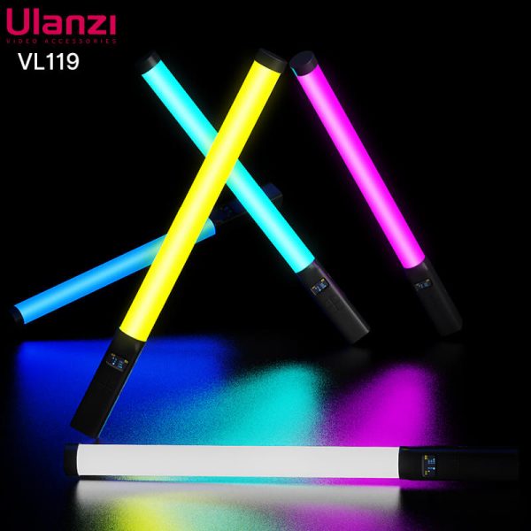 Ulanzi VL119 RGB Handheld Video Light (19.6inch) – Versatile LED Lighting for Vlogging, Filming, and Photography | GadgetVibe.xyz